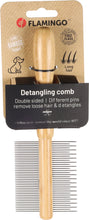 Load image into Gallery viewer, Flamingo Double sided Detangling Comb