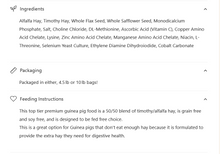 Load image into Gallery viewer, Sherwood Adult Guinea Pig Pellet 10LBS (4.5KG)