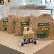 Load image into Gallery viewer, Bundle Happypet Aspen Bedding 12L/20L( 4Pkt + 2Ecoklean )