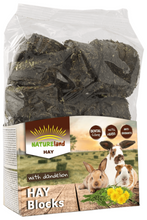 Load image into Gallery viewer, Natureland  Hay Blocks with Dandelion 600g