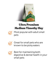 Load image into Gallery viewer, Rabbit Hole Hay - 2nd Cut (Medium) Cutting Timothy Hay 24oz
