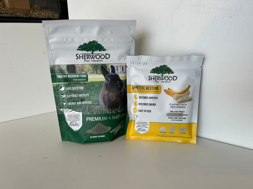 Bundle Recovery Rabbit ( Sherwood Recovery 200g x 1  + Sherwood Appetite Restore 60g x1)