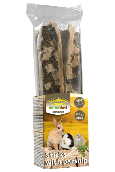 (Promo) Natureland - Sticks with Parsnip 2pcs （ Expire Date : April  2025)