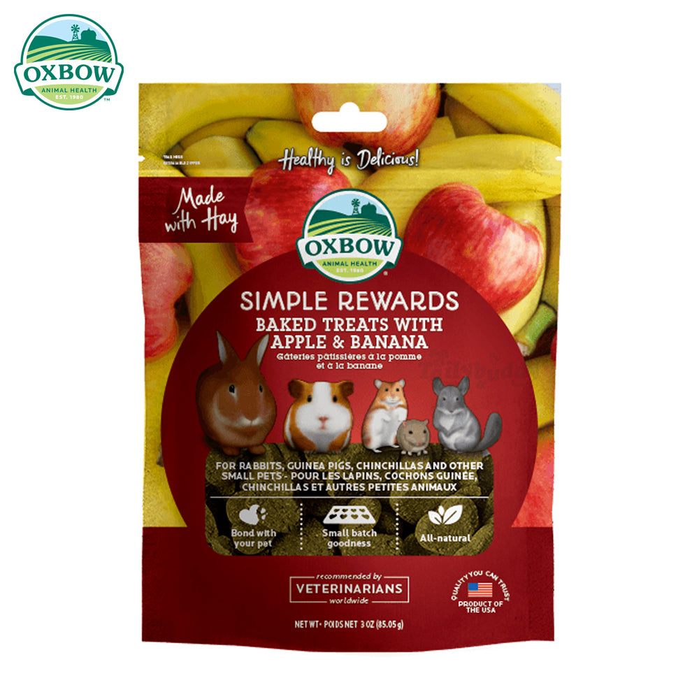 Oxbow Baked Treats with Apple & Banana 85.05g