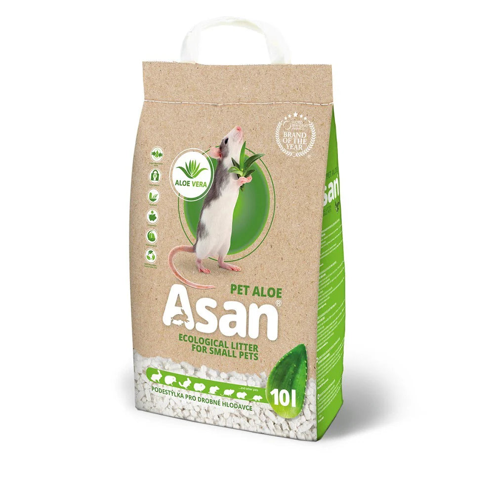 Asan Pet Aloe Rodent Bedding 10L