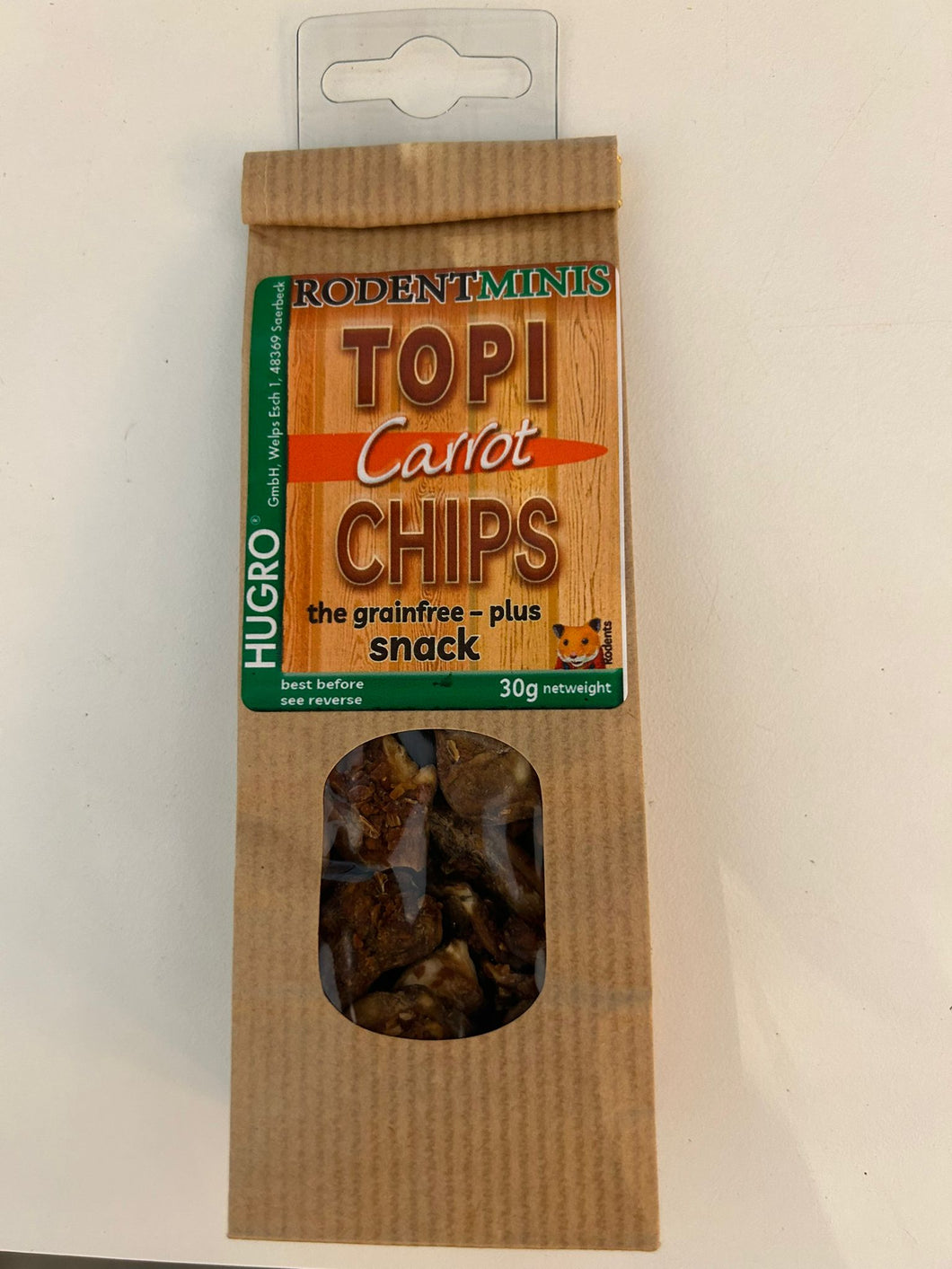 Hugro TOPI Carrot Chips 30g