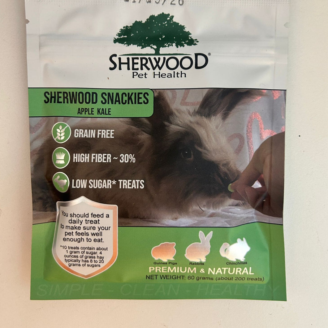 Sherwood Snackies Apple Kale 60g (About 200 treats)