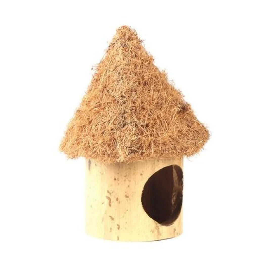 (Promo) Happy Pet Natures First Bamboo Tiki Hut Small Animal House