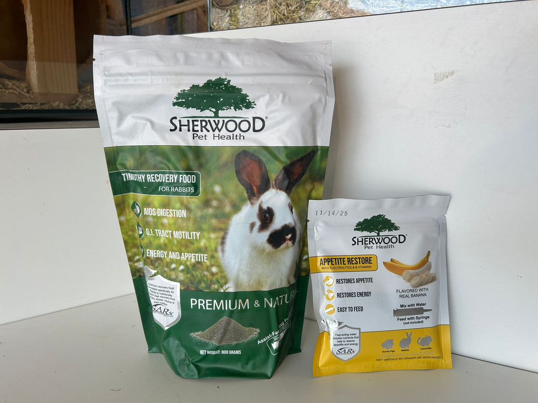 Bundle Recovery Rabbit  ( Sherwood Recovery 800g + Sherwood Appetite Restore 60g)