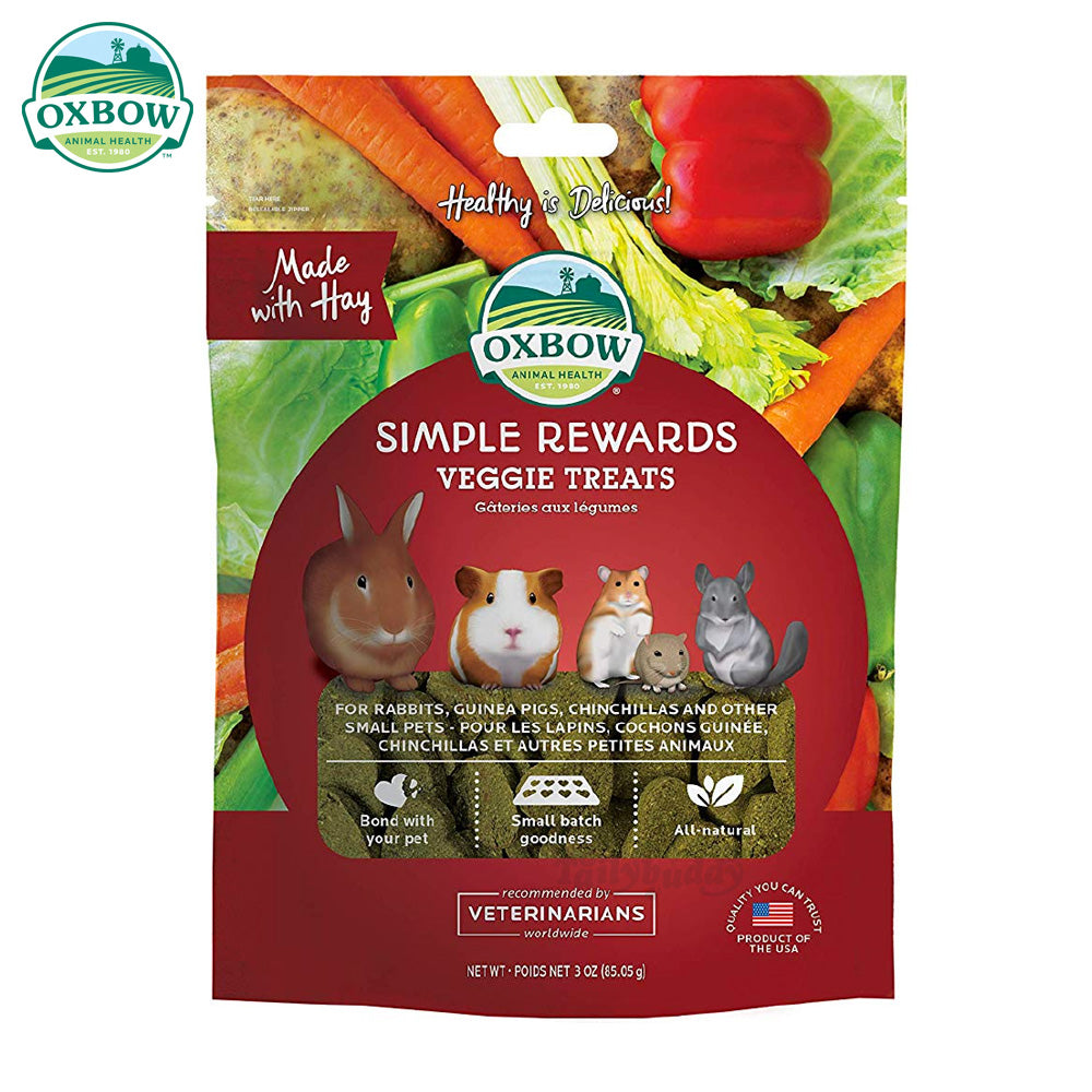 Oxbow Simple Rewards Veggie Treats 85.05g