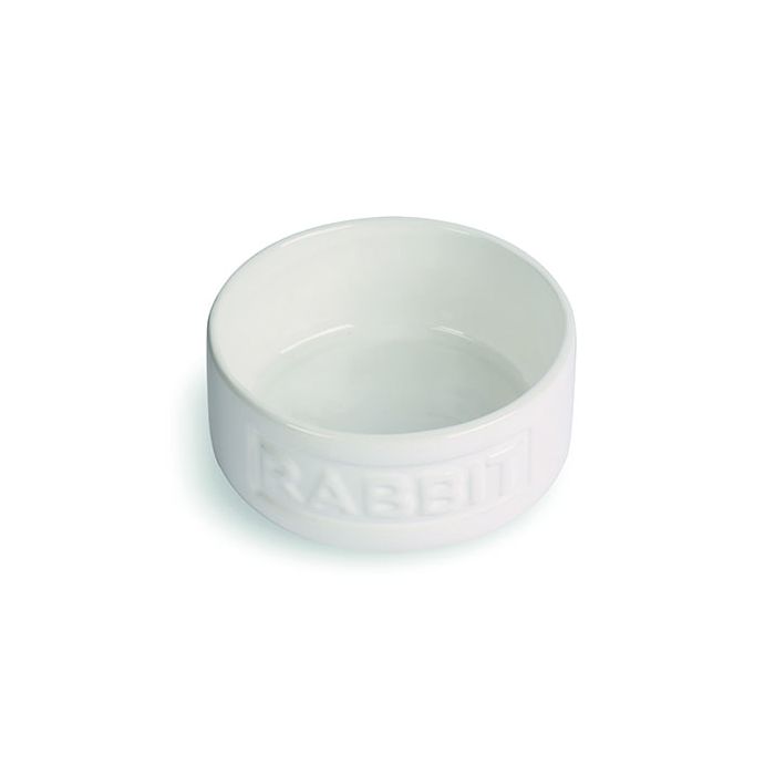 Happypet Rabbit Bowl (White) 5'' - (500ml)