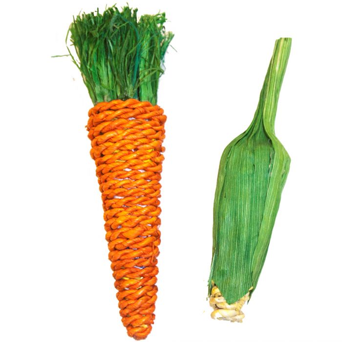 Happypet Carrot and Corn Chew Toy