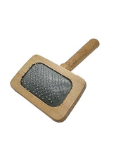 Load image into Gallery viewer, Small Foot Wooden Handle Slicker Brush
