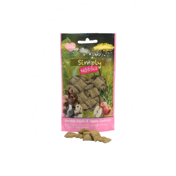 Simply Nibbles Garden Herb & Apple Cushions 50g