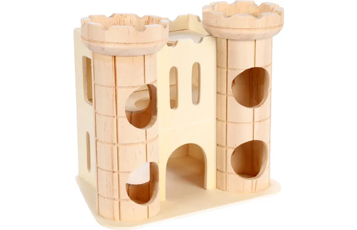 (Promo) Flamingo Wooden Castle (16x11x15)