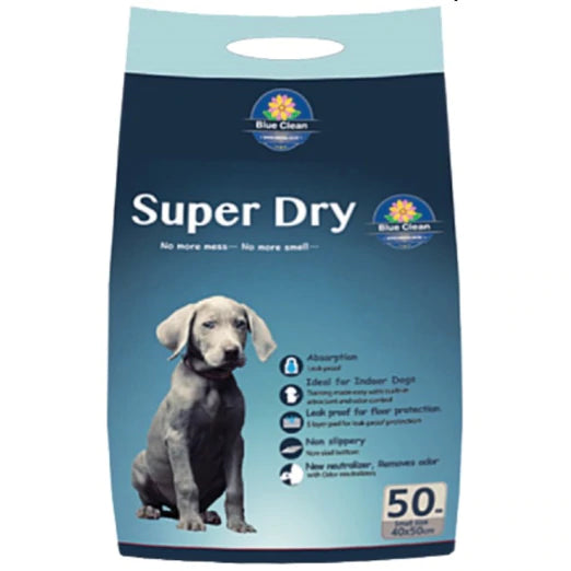 Blue Clean Super Dry Pee Pad (50 x 60 cm)