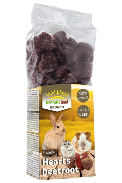 Natureland - Hearts with Beetroot 150g